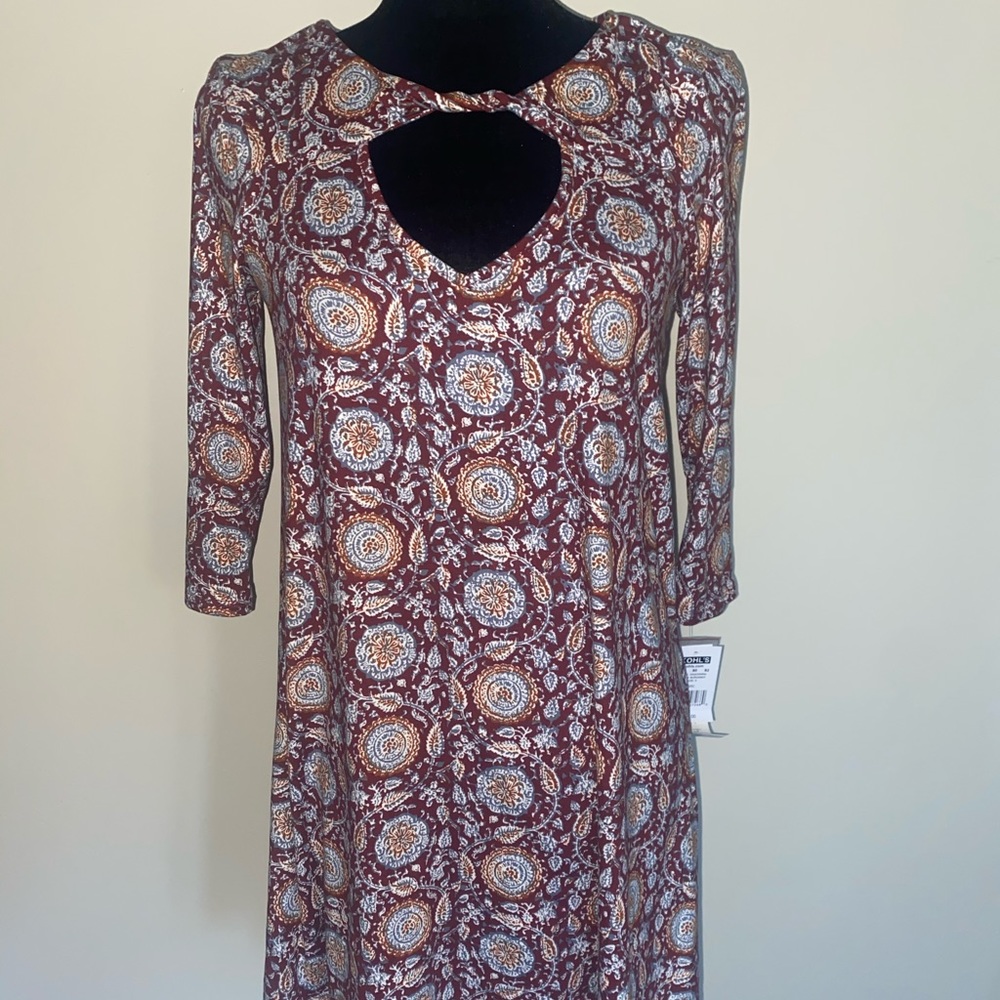 Floral Three Pink Hearts dress.